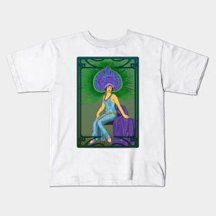 Poster Girl (sage) Kids T-Shirt